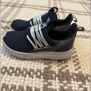 adidas Kids Black and Gray Sneakers